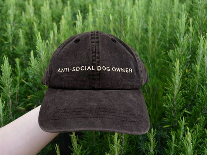 Anti-Social Dog Owner Cap