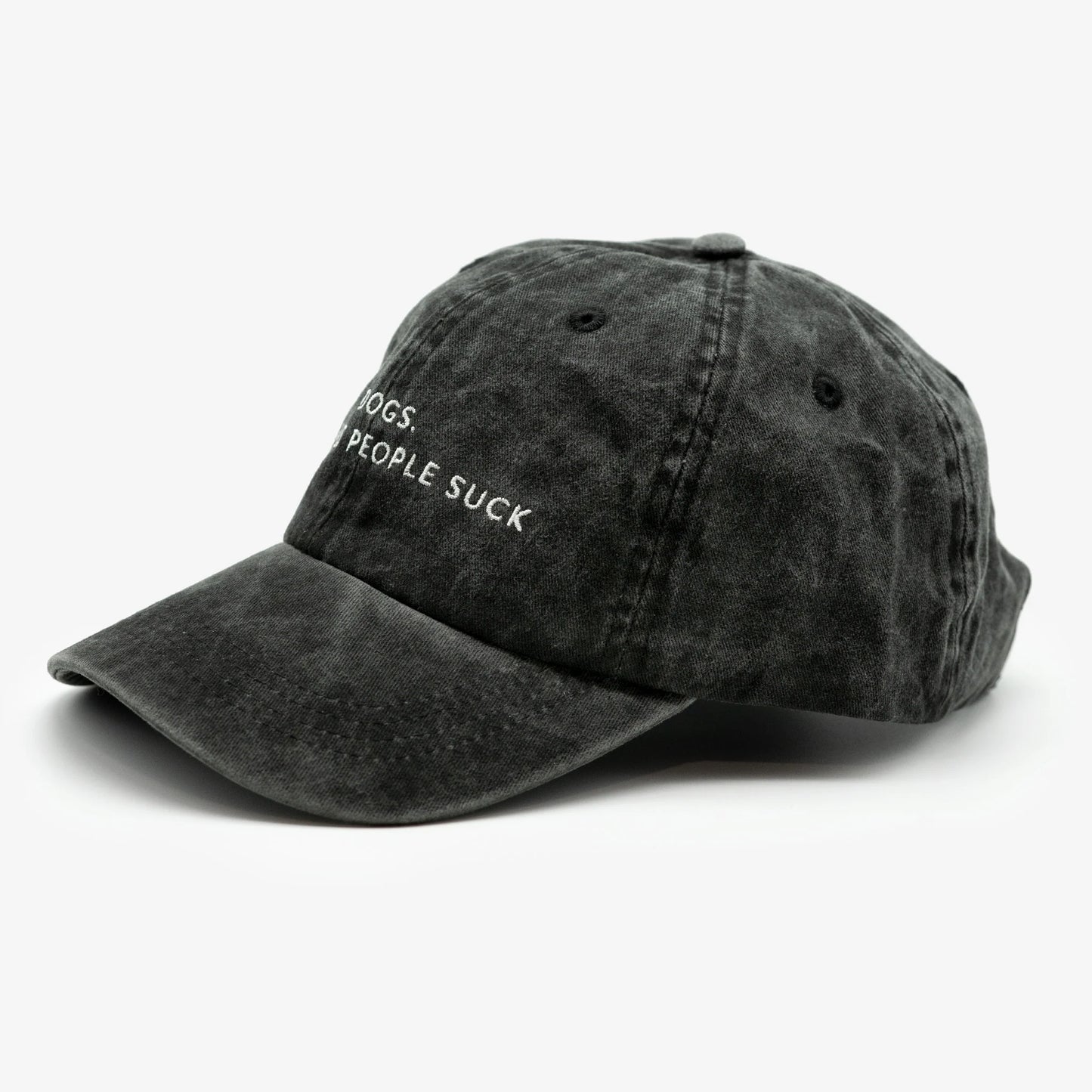 'Dogs Because People Suck' Black Cap