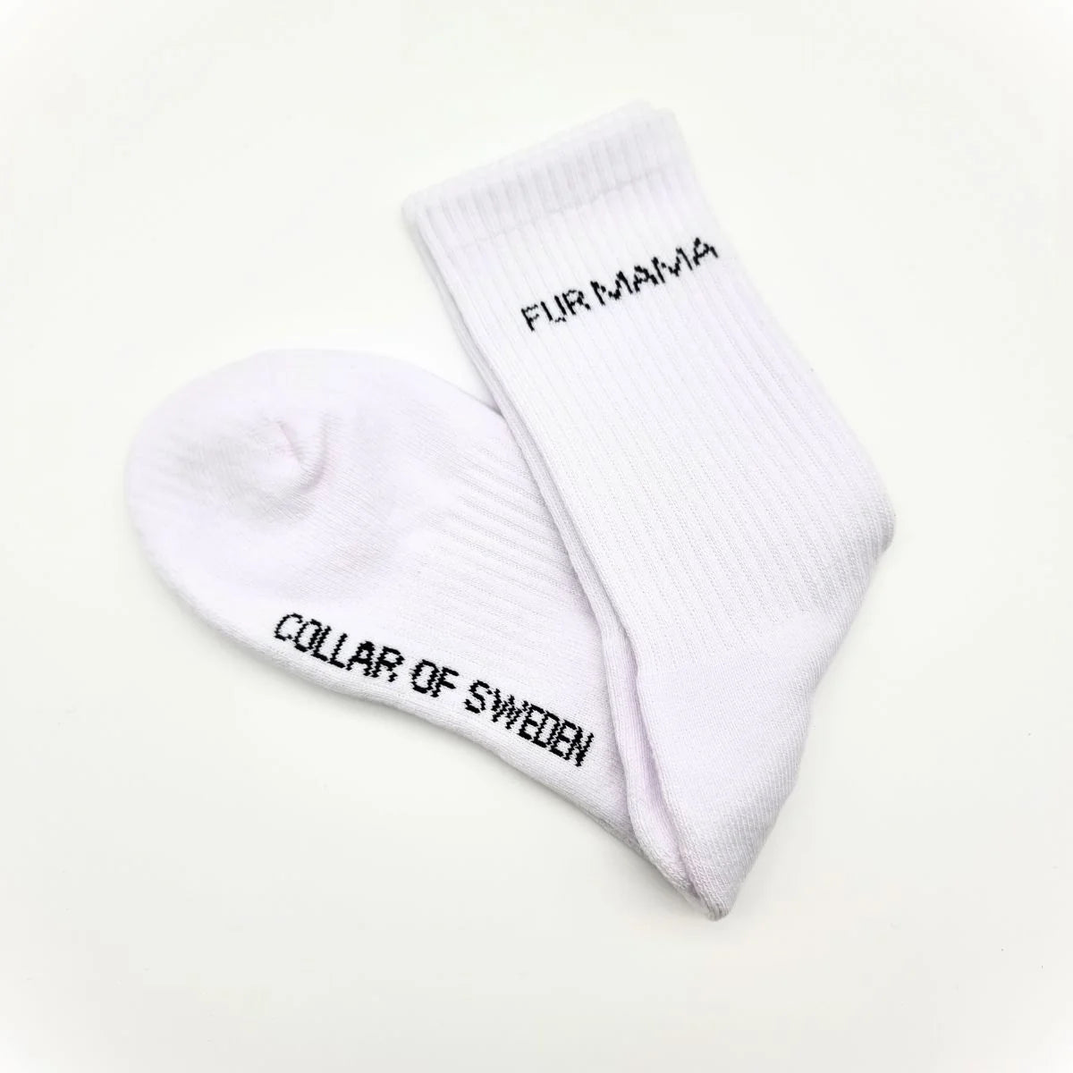 'Fur Mumma' White Socks