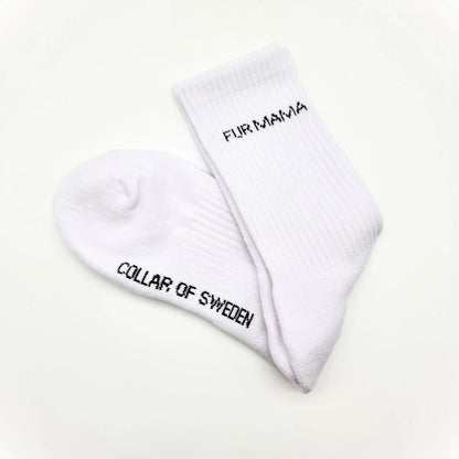 'Fur Mumma' White Socks
