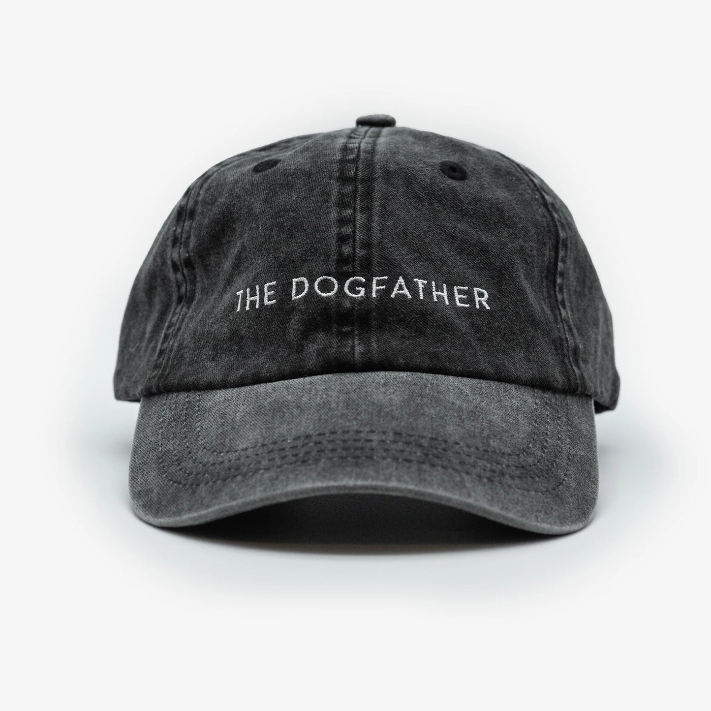 'The Dog Father' Washed Denim Cap