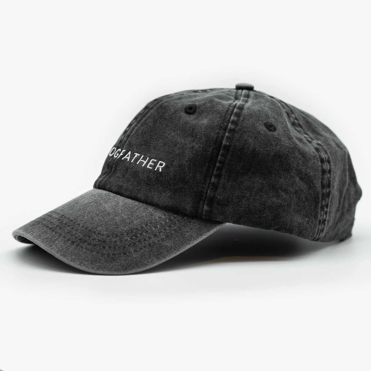 'The Dog Father' Washed Denim Cap